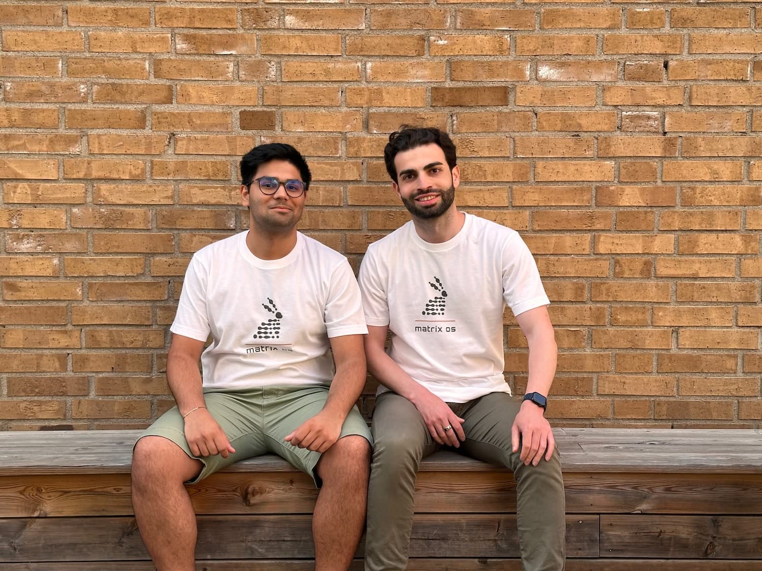 Matrix OS co-founders Nima Naderi and Hamed Mohammadpour