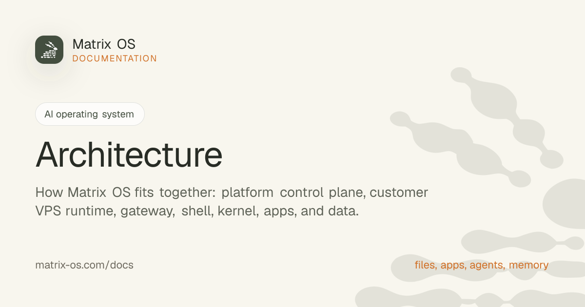 Tm Forum Matrix Architecture