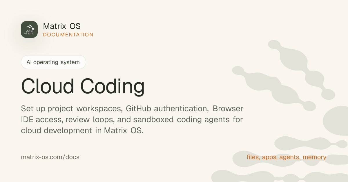 Cloud Coding